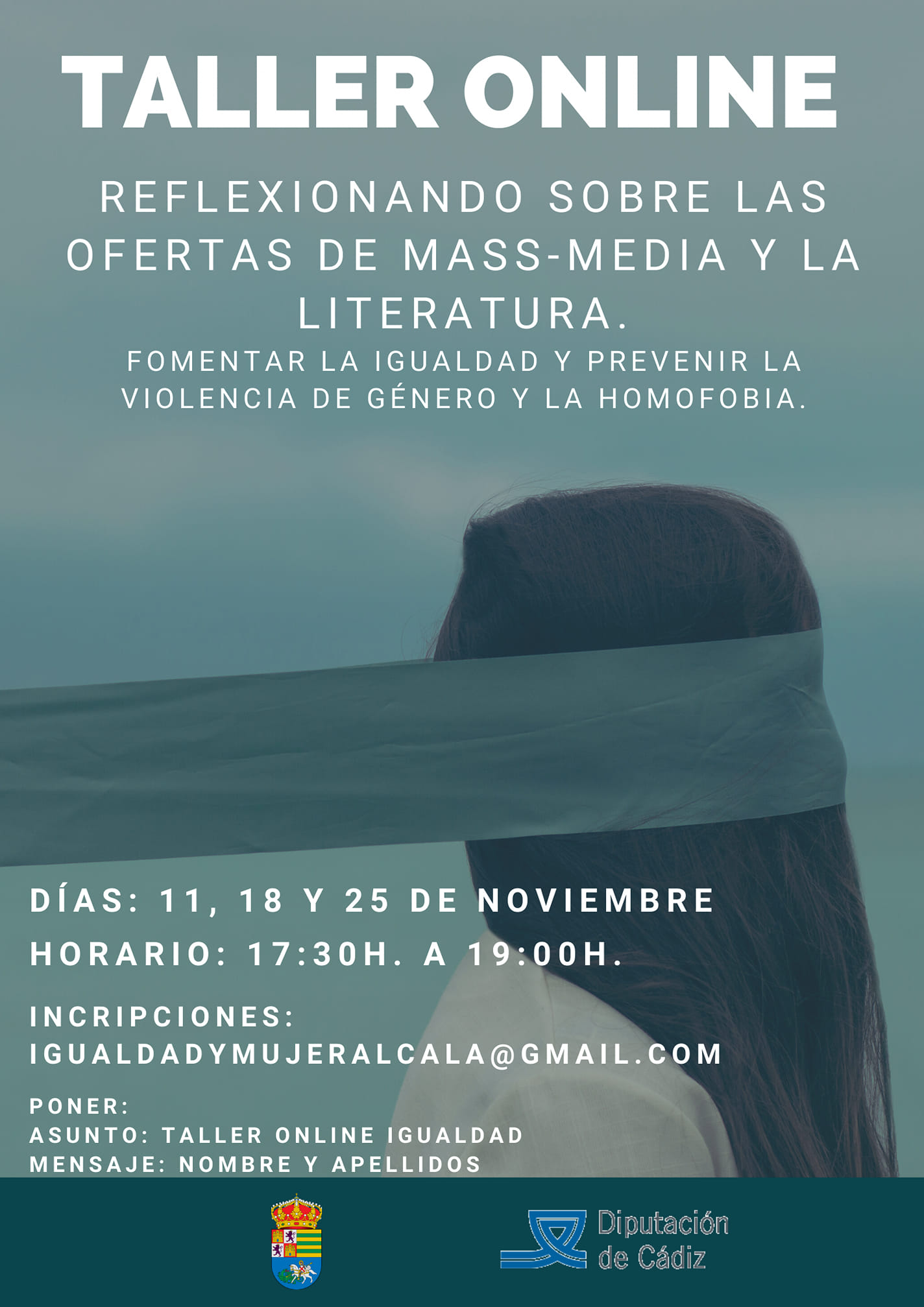 TALLER ONLINE: REFLEXIONANDO SOBRE LAS OFERTAS MASS-MEDIA Y LA LITERATURA. FOMENTAR LA IGUALDAD Y PREVENIR LA VIOLENCIA DE GÉNERO Y LA HOMOFOBIA