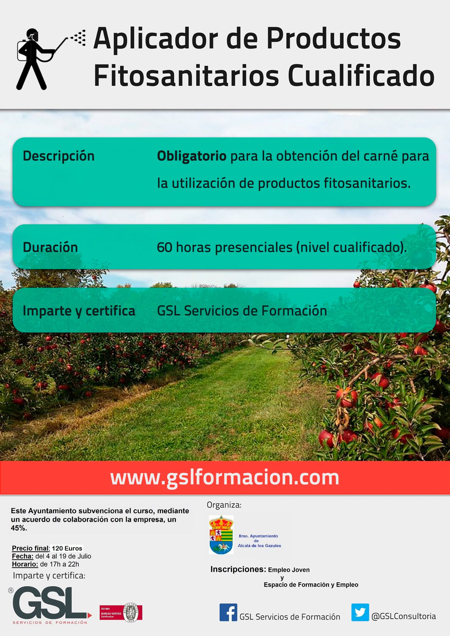 Cartel Aplicador de Productos