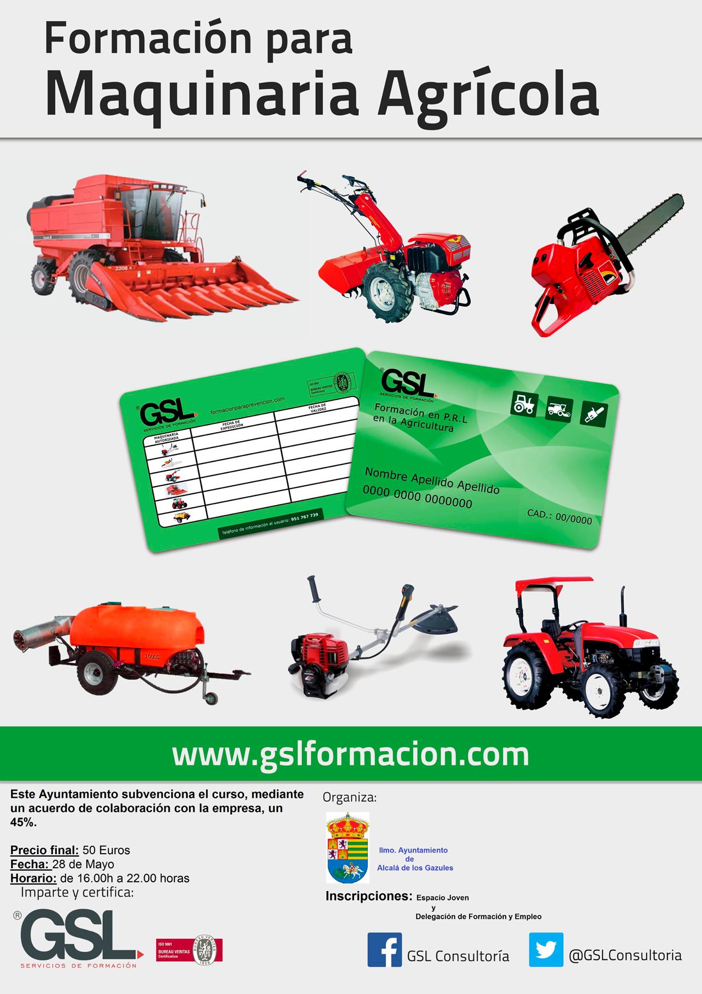 Formación maquinaria Agrícola