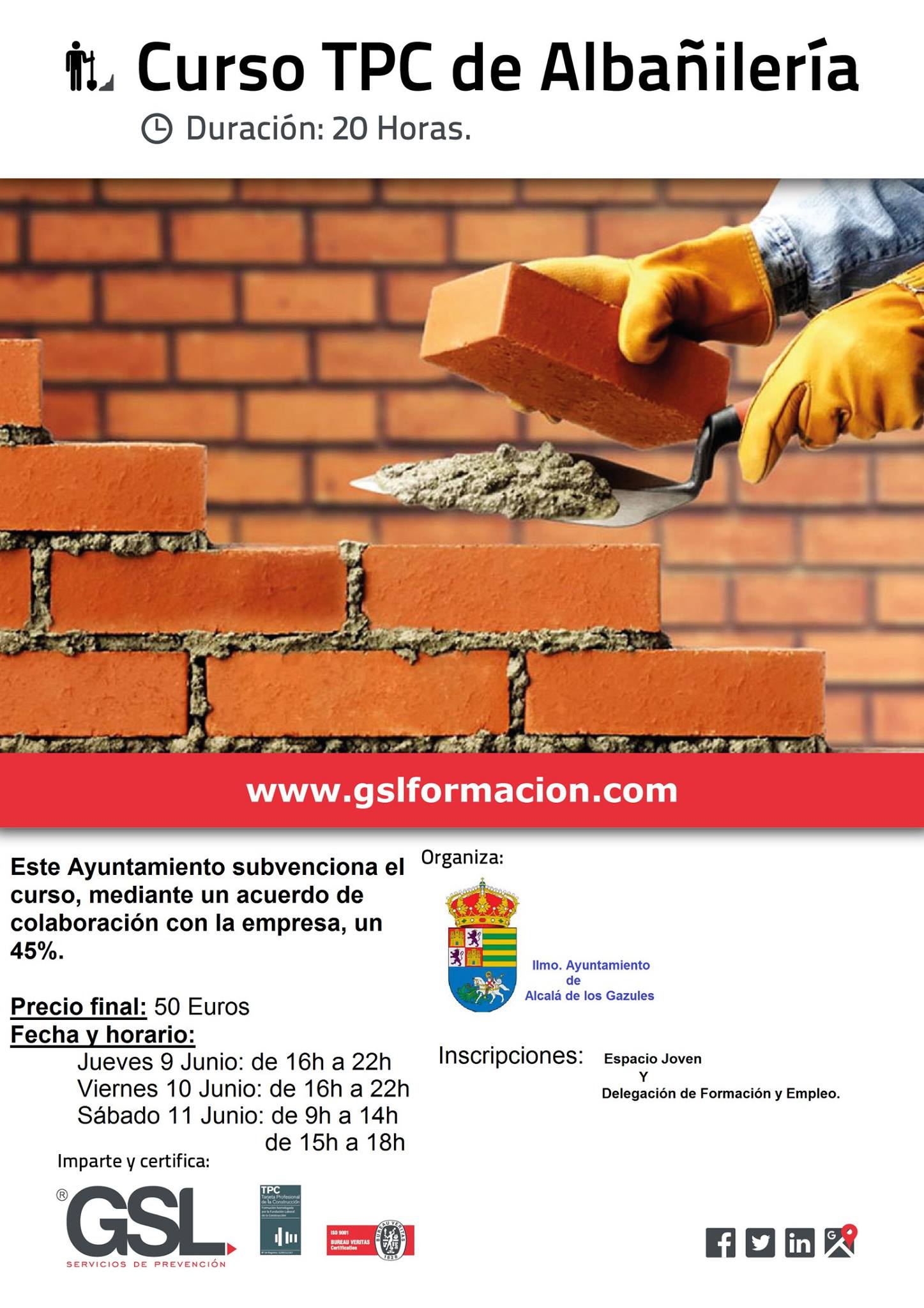 Curso de Albañinería